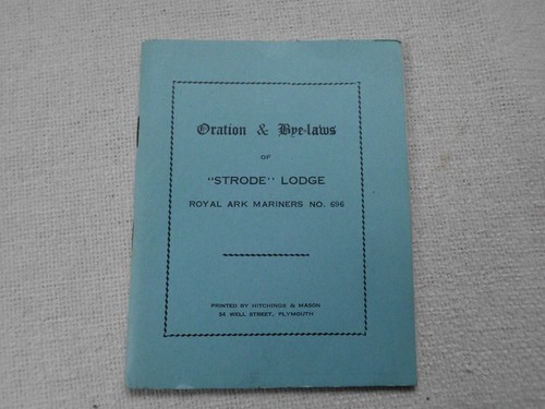 Oration bye laws strode - &, bye-laws