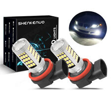 2 Pack 6000K White H8 LED