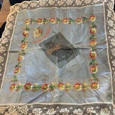 Vintage Silk Handkerchief WW1