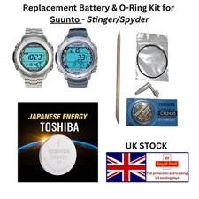 Battery Kit for Suunto Stinger/Spyder Dive Computer UK Stock