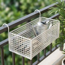 Metal Bedside Storage Basket