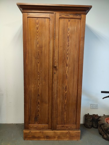 Pitch pine victorian - , wardrobe
