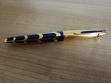 WATERMAN EDSON BOUCHERON FOUNTAIN PEN SOLID GOLD OVERLAY LIMTED EDITION MINT NOS