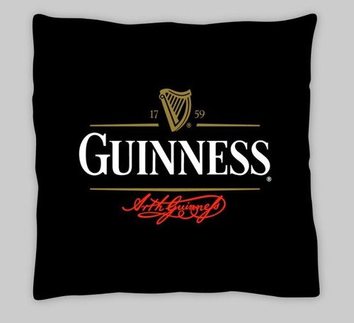 Guinness cushion cover wine - guinness,