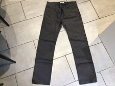 Burberry London Steadman Jeans  W32 L32 Grey Straight Fit Button Fly