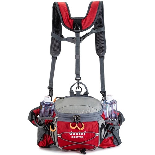 Hiking waist pack with - 🔥,