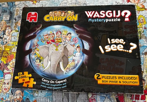 Wasgij carry capers mystery - on,