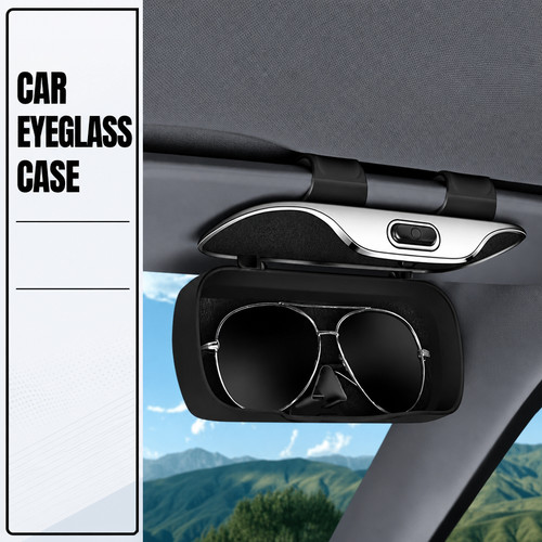 Car eyeglass case holder - car,