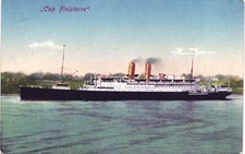 CAP FINISTERRE c1910 steamship