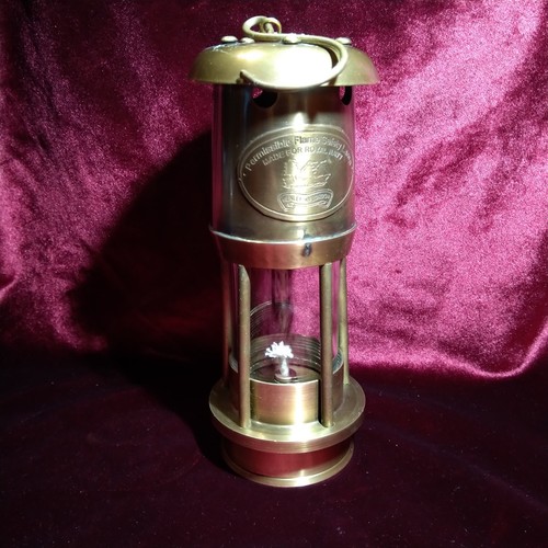 Nautical brass oil lamp - brass,