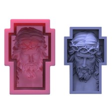 Man Head Silicone Mold for