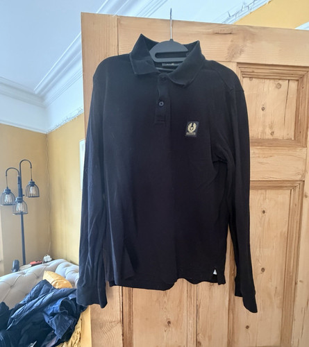 Belstaff men black long - belstaff, men's