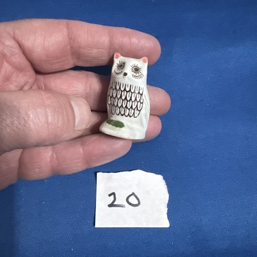Vintage porcelain owl - vintage,