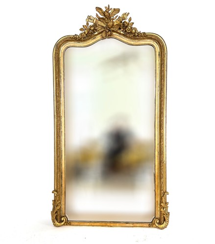 Antique french mirror - french,