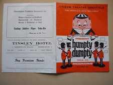 Pantomime Programme Sheffield