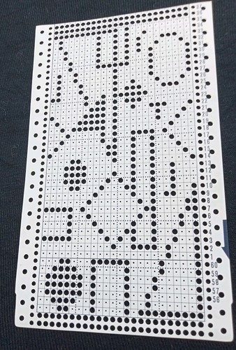 Handpunched punchcard suit - handpunched,
