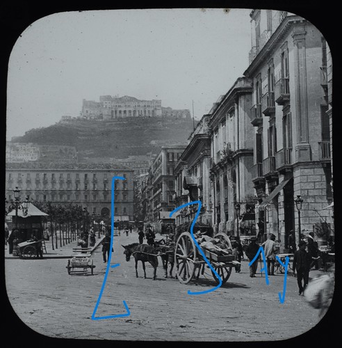 Naples strada del molo and - del,