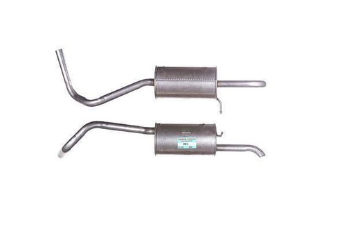 Exhaust rear silencer for - exhaust, vw
