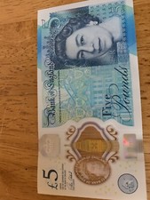 Pair Of AK47 £5 Notes With low, Consecutive serial numbers,  279256 And 279257