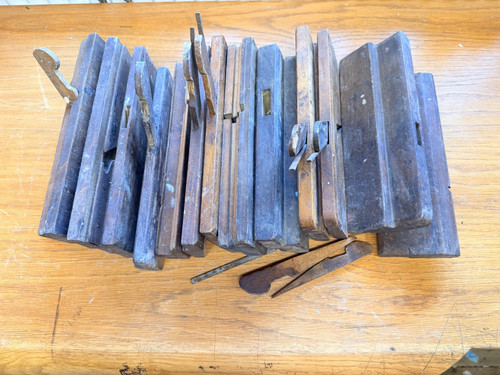 Antique woodworking moulding - antique,