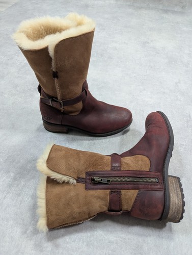 Ugg leather suede - leather, shearling