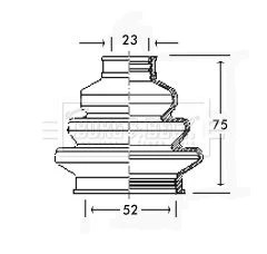 Borg beck bcb2220 front cv - borg,