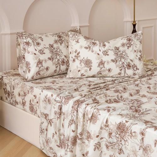 Huborise brown floral bed - huborise,