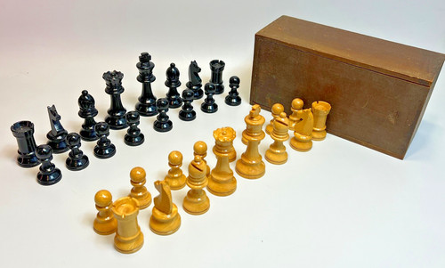 Antique french staunton turned - french,