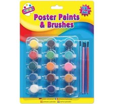 Childrens 15 Pots Craft Paints