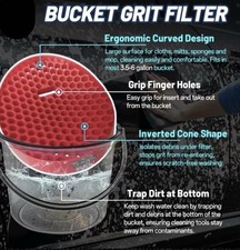 Car Wash Bucket Grit Guard