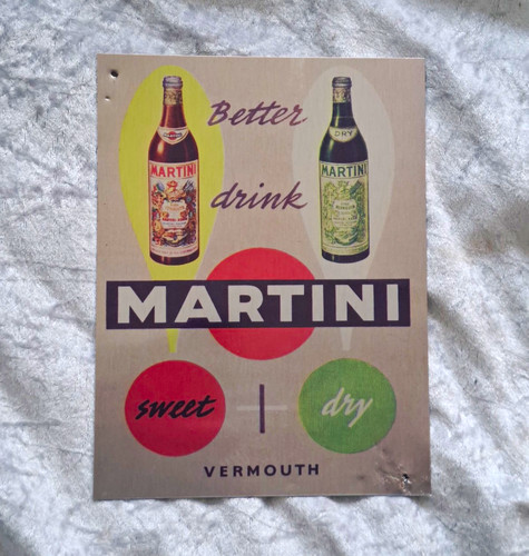 Martini vermouth tin - martini,