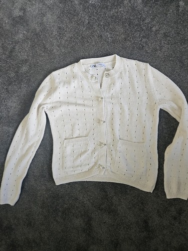 Zara women cream - women, pointelle