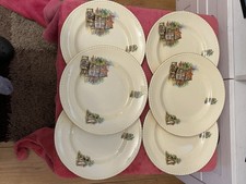 Swinnertons Staffordshire Vintage 6 Harvest Dinner Plates Made In England