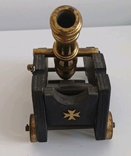 Vintag Wood and Brass Table