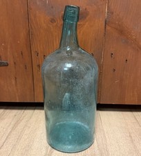 Antique 3 pc Mold Blown Aqua