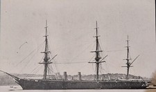 HMS Warrior Vintage Postcard November 1980