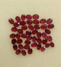 10 Pieces Natural Ruby Faceted