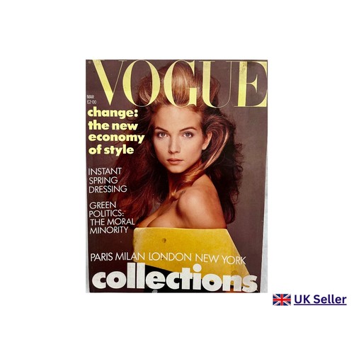 Vintage vogue magazine march - magazine,
