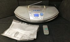 Panasonic RX-ES25 Radio Cassette CD Player Boombox With Remote & Manual TESTED 
