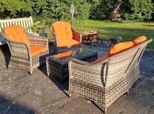 4 Seater Rattan Garden