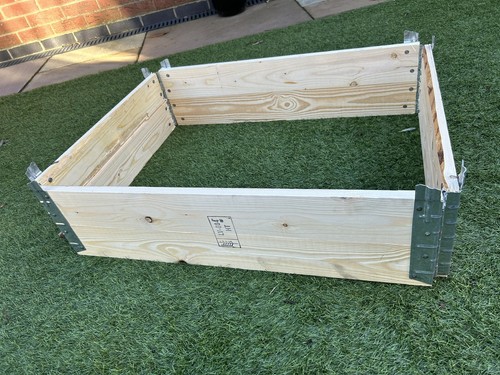 Small raised wooden - wooden, garden