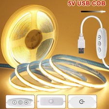 5V USB Dimmable COB LED Strip