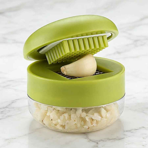 Manual garlic press grinder - garlic,
