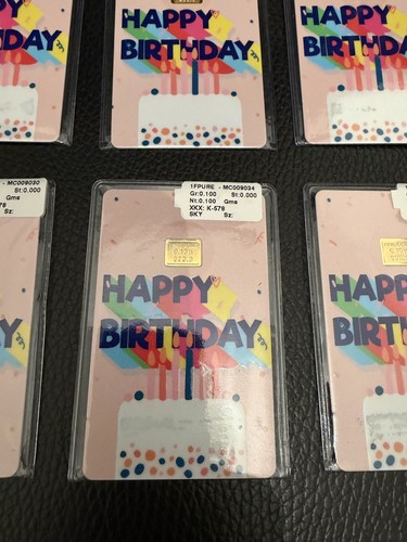 Happy birthday small gold - small,