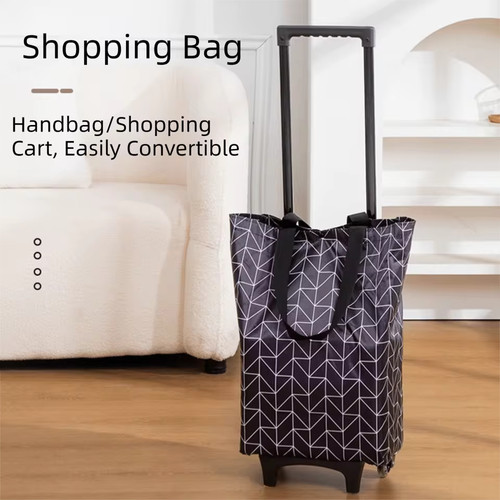 Shopping trolley bag wheels - trolley,