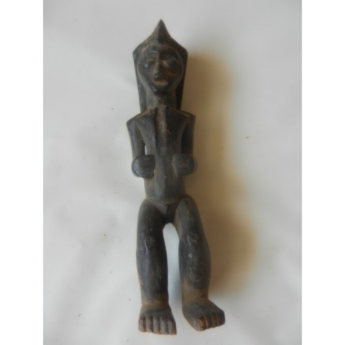 Senufo carved wooden crown - wooden,