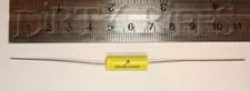 Guitar Capacitor 0.047uf (47nf) Axial Polyester Yellow (Mustard) Packs of 1 - 10