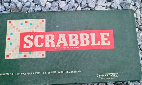 Vintage scrabble board game - board,