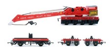 HORNBY 'OO' GAUGE R6104 75 TON OPERATING BREAKDOWN CRANE *WEATHERED*