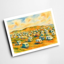 A3 PRINT - The Caravan Site